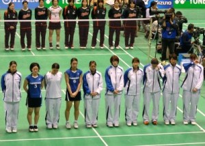 Last match as a team of Panasonic