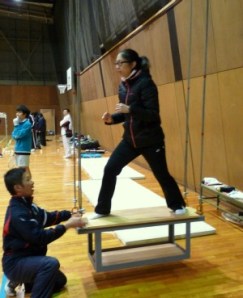 Even Olympian still likes to learn something new