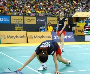 We are not getting used to playing final's court