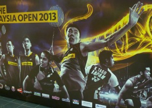 TAGO next to local hero, LEE Chong Wei