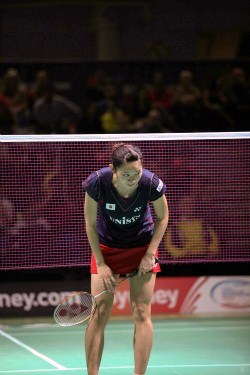 Sayaka TAKAHASHI~photo courtesy of Australian Badminton Open