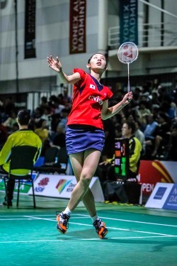 Sayaka TAKAHASHI~photo courtesy of Australian Badminton Open