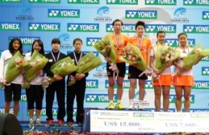 Women's Doubles medalists