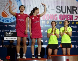 Ayaka / Misaki's 3rd loss to ZHAO / TIAN of China in SS
